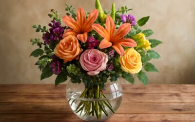 Beautiful Ideas for Decorating with a Round Vase with Flowers