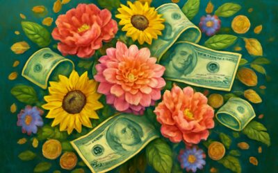 Beautiful Flowers with Money: How to Attract Prosperity and Abundance Naturally