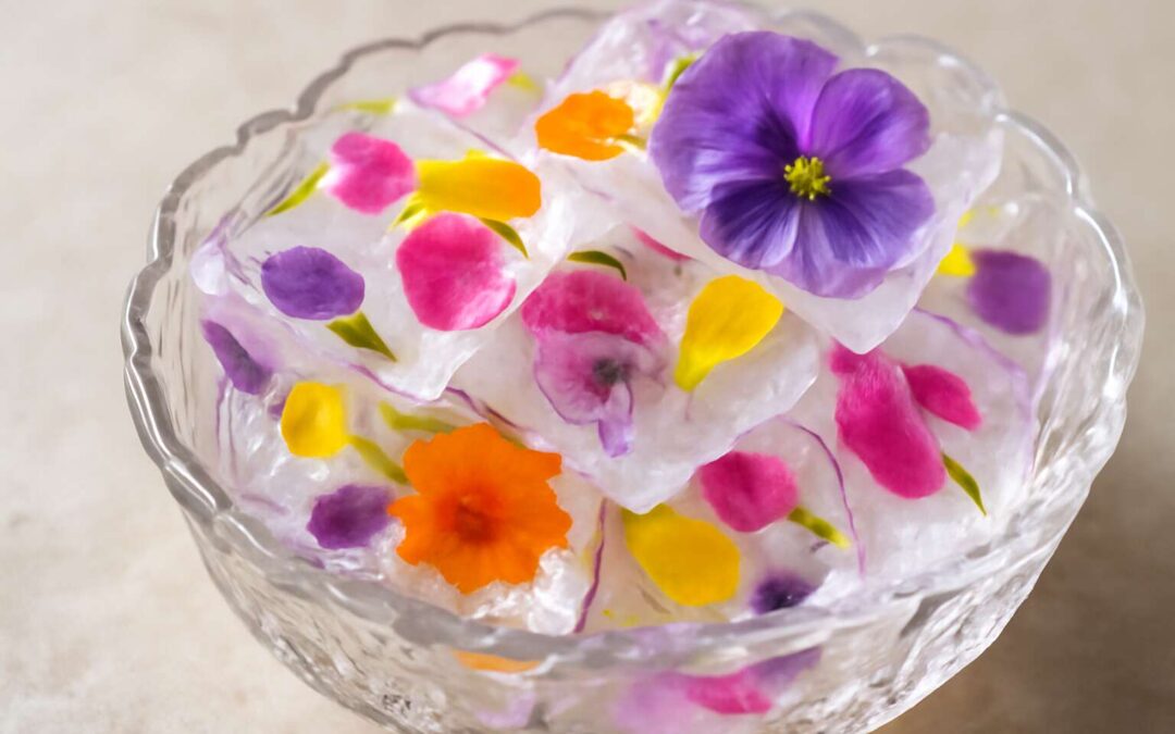 Captivating Ice with Flowers: Nature’s Elegant Frozen Floral Art for Every Occasion