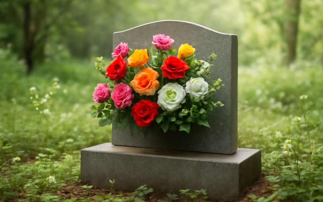 Brighten Memorials Forever with Stunning Artificial Flowers for Graves to Honor Loved Ones
