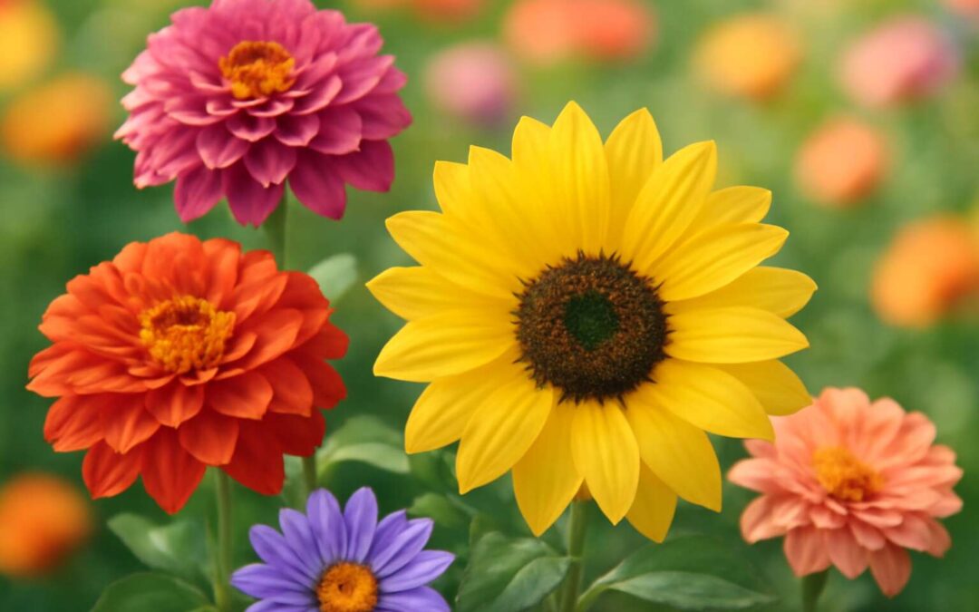 Blooming Beauty: Stunning Flowers Background HD for Vibrant Visuals