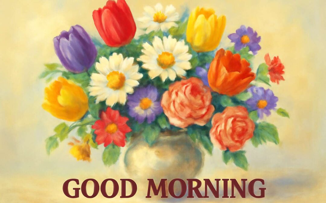 Start Your Day Bright with Beautiful Flowers Good Morning Images to Inspire Happiness