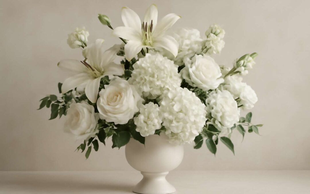 Discover Elegant Elegance with Our Stunning White Flowers Bouquet for Any Occasion