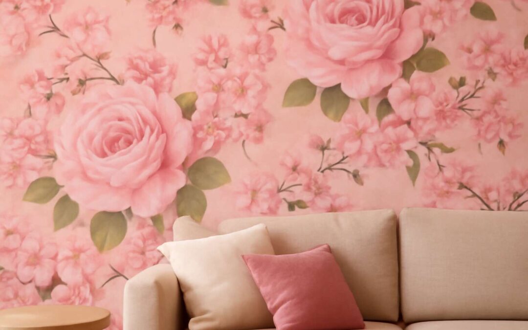 Discover Stunning Pink Flowers Wallpaper to Brighten Any Space with Cheerful Elegance