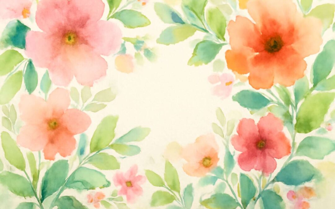 Discover Stunning Inspiration with Vibrant Watercolor Flowers Backgrounds for Design Projects