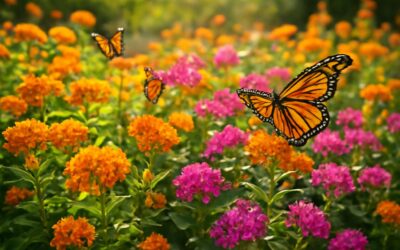 Turn Your Backyard Into a Pollinator Paradise with butterfly flowers.