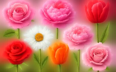 Capture Brilliance: flowers without background for Flawless Photos.