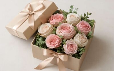 Stunning blooms for loved ones: flowers in box gift that delights instantly