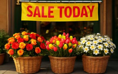 Grab Deals at flowers sale near me for fresh blooms and big savings.