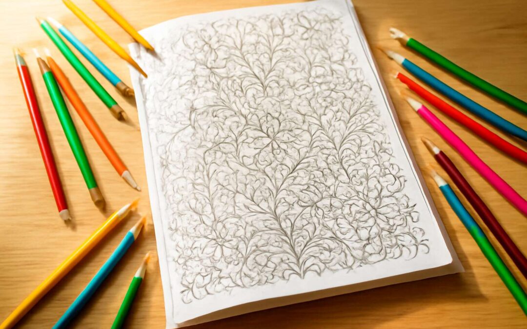 Unwind with flowers colouring in pictures – a soothing, creative coloring escape