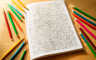 Unwind with flowers colouring in pictures – a soothing, creative coloring escape