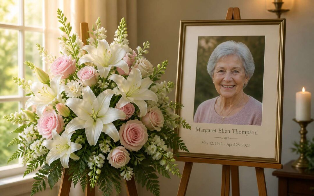 Pictures of flowers for a funeral can help you choose the right tribute.