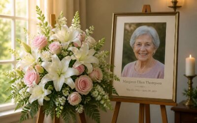 Pictures of flowers for a funeral can help you choose the right tribute.