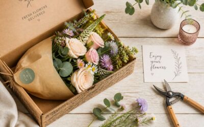 Flower delivery subscription brings monthly freshness to your door.